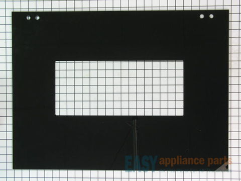 Exterior Door Glass - Black – Part Number: WPW10200754