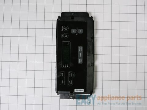 Electric Control Board with Overlay - Black – Part Number: WPW10734612