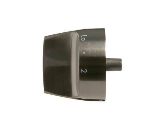 BLACK STAINLESS SINGLE ELEMENT KNOB – Part Number: WB03X31890