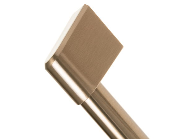 BRUSHED BRONZE HANDLE W/CAFE BAND – Part Number: WB15X33613