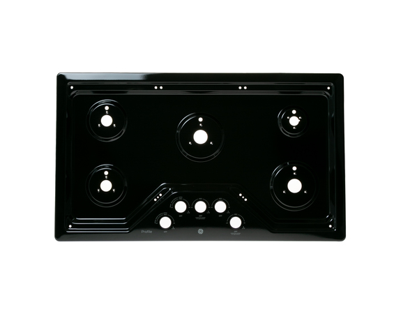 BLACK STAINLESS 36" MAINTOP " – Part Number: WB62X31787