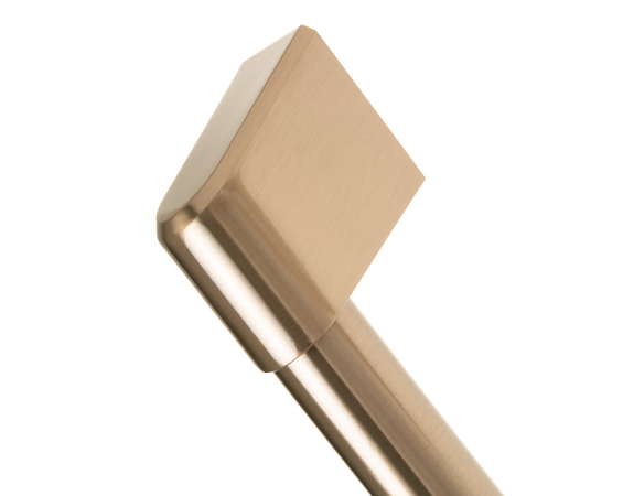 BRUSHED BRONZE FREEZER HNDLE W/CAFE BAND – Part Number: WR12X31665