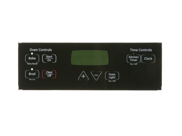 Range Oven Control Overlay – Part Number: WB27K10255