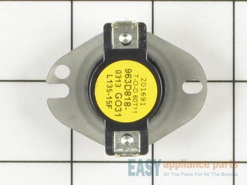 Cycling Thermostat - Limit: 135-15 – Part Number: WE4X601