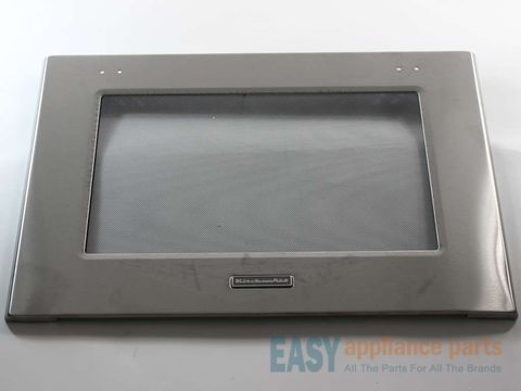 Outer Door Glass - Lower - Stainless – Part Number: W10401227