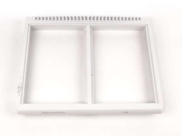 Crisper Pan Cover - White (Glass Not Included) – Part Number: 240364717
