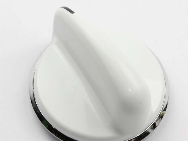 Control Knob and Clip - White – Part Number: WE01X20378